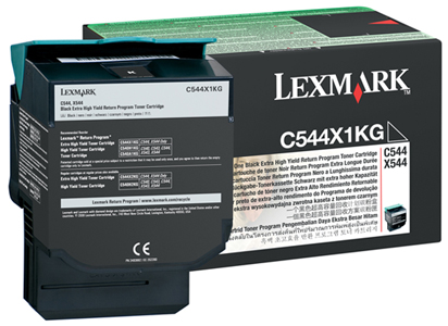 162-25-LXTC54BX LEXMARK Toner High Black C544X1K - Image 1