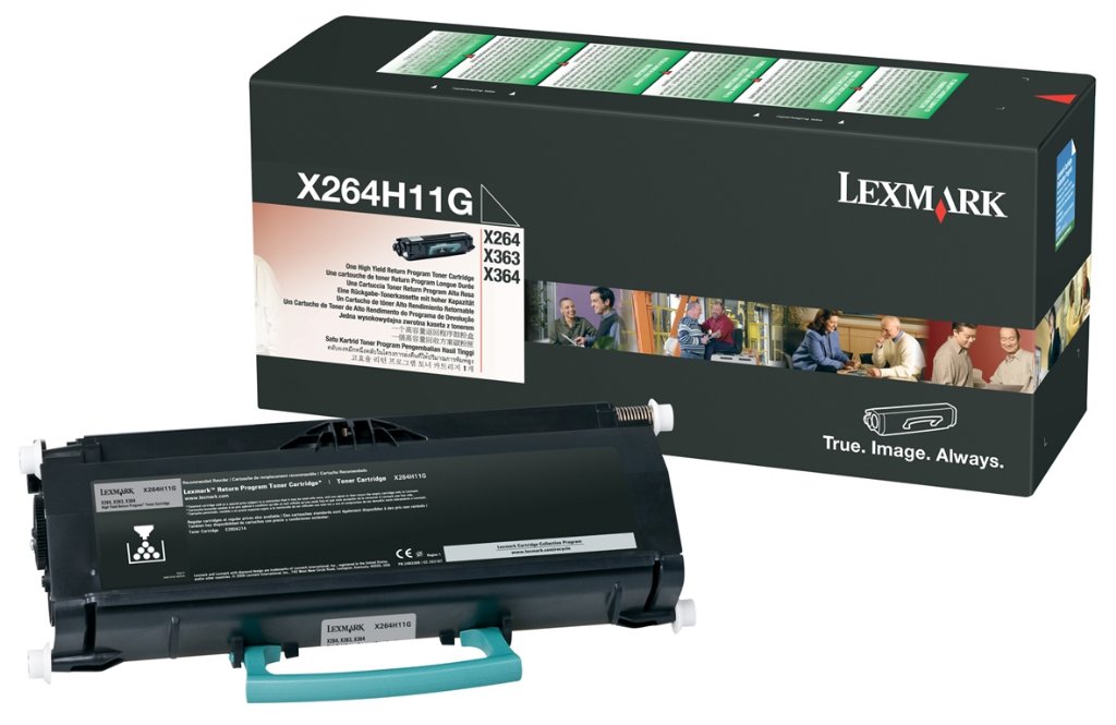 162-25-LXTX264H LEXMARK Toner High Black X264H11G - Image 1