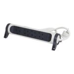 Legrand SurgeArrest 4 Outlets 3m Cable  White/Grey Rotating