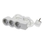 Legrand SurgeArrest 3 Outlets 1.5m Cable  White/Grey