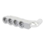 Legrand SurgeArrest 4 Outlets 3m Cable  White/Grey