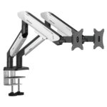 ANDA SEAT Monitor ARM / Stand A9-2S Black- White Dual, Weight Capacity (per Screen): 2-15kg