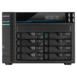 ASUSTOR NAS LOCKERSTOR 8 AS6508T  8-BAY 3,5''/2x M.2 NVMe slots/Intel ATOM Quad-Core/8GB DDR4/2x10GbE/2x2.5GbE Port