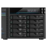 ASUSTOR NAS LOCKERSTOR 10 AS6510T 10-BAY 3,5''/2x M.2 NVMe slots/Intel ATOM Quad-Core/8GB DDR4/2x10GbE/2x2.5GbE Port
