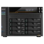 ASUSTOR NAS LOCKERSTOR 8 Gen3 AS6808T 8-BAY 3,5''/4x M.2 NVMe slots/AMD Ryzen Quad-Core/16GB DDR5/2x 10 GbE, 2x5GbE Port