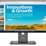 LENOVO Monitor ThinkVision P24QD-40 23.8'' QHD IPS, HDMi, Display Port, Height adjustable, 3YearsW
