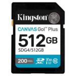 KINGSTON Memory Card SD Canvas Go! Plus SDG4/512GB Class 10