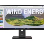 LENOVO Monitor ThinkVision T34WD-40 34'' WQHD VA, Curved, RJ45, HDMI, USB-C, Display Port,  Height adjustable, 3YearsW