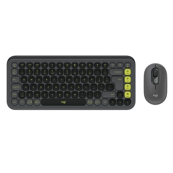 LOGITECH Keyboard/Mouse POP Icon Combo Graphite