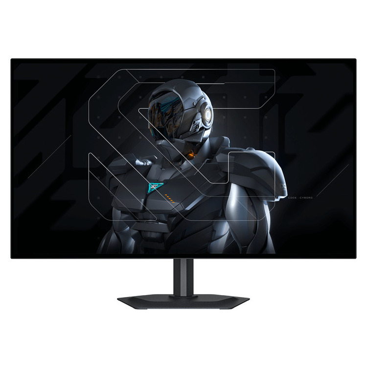 223-80-GBMTM27Q28 GIGABYTE Monitor MO27Q28G OLED 27'' QHD 2560 x 1440 0,03ms GTG 280Hz, HDMI, DP, USB TYPE C ,Height Adjustable, 3YearsW, G-Sync Compatible - Image 1