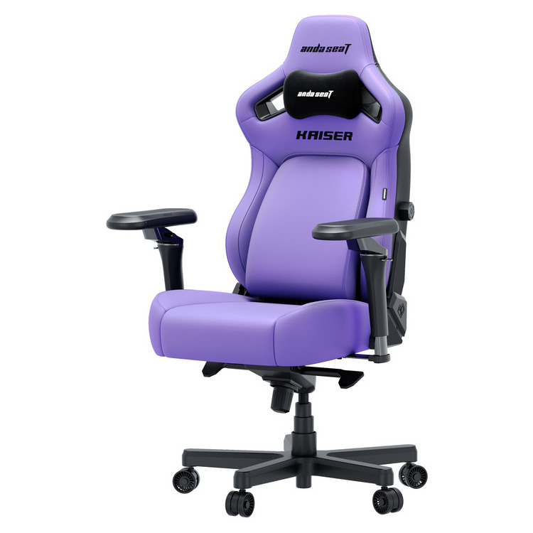278-86-ADSK42XPRP ANDA SEAT Gaming Chair KAISER-4 V2 XL Purple with 6D Armrest - Image 1