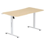 ANDA SEAT DESK XTREME-E 1.4m WOOD / WHITE LEG